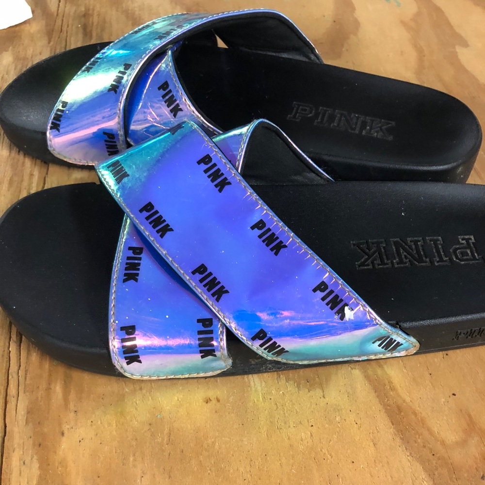 pink slides size 10